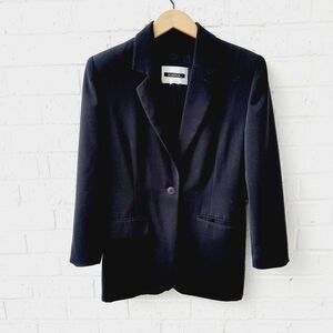 VOTRENOM Black Structure Career Business Wear Jacket Blazer Contemporary sz: M